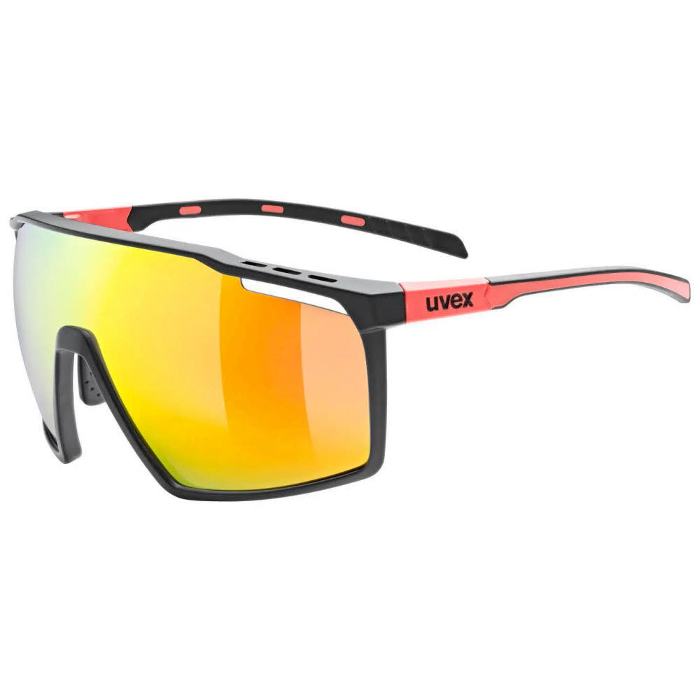 Uvex mtn perform Unisex Sonnenbrille Skibrille rot schwarz matt