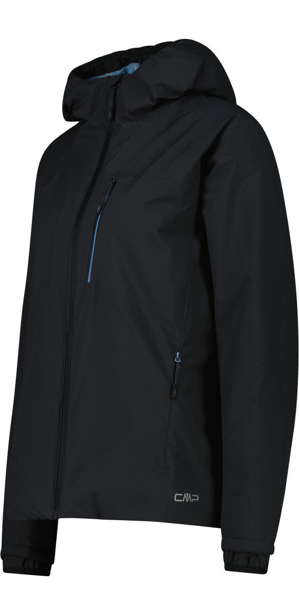 CMP WOMAN JACKET FIX HOOD Damen Winterjacke Kapuzenjacke antracite