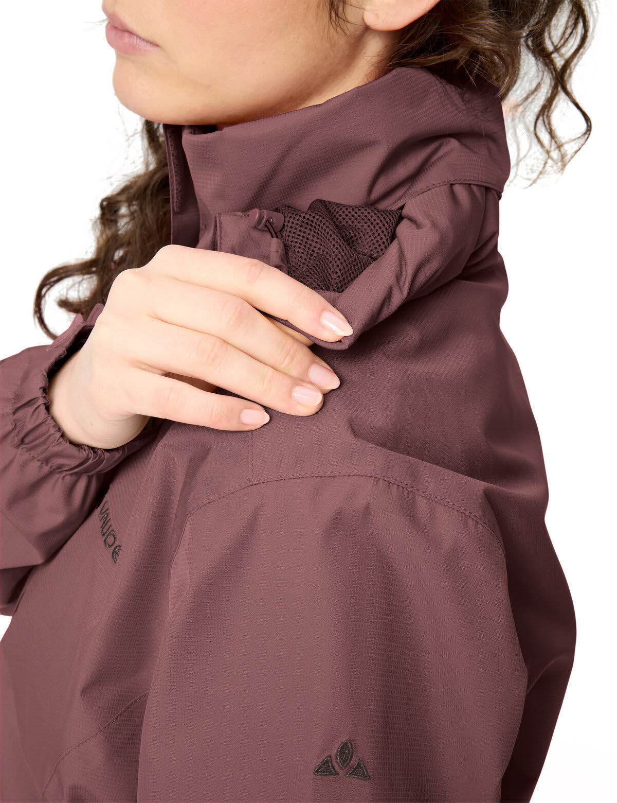 Vaude Escape Light Jacket ruby dusk Damen Regenjacke