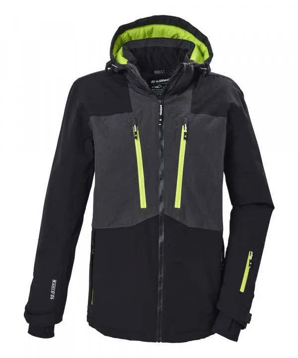 ILLTEC Ski-/Snowboardjacke Herren anthrazit/grün