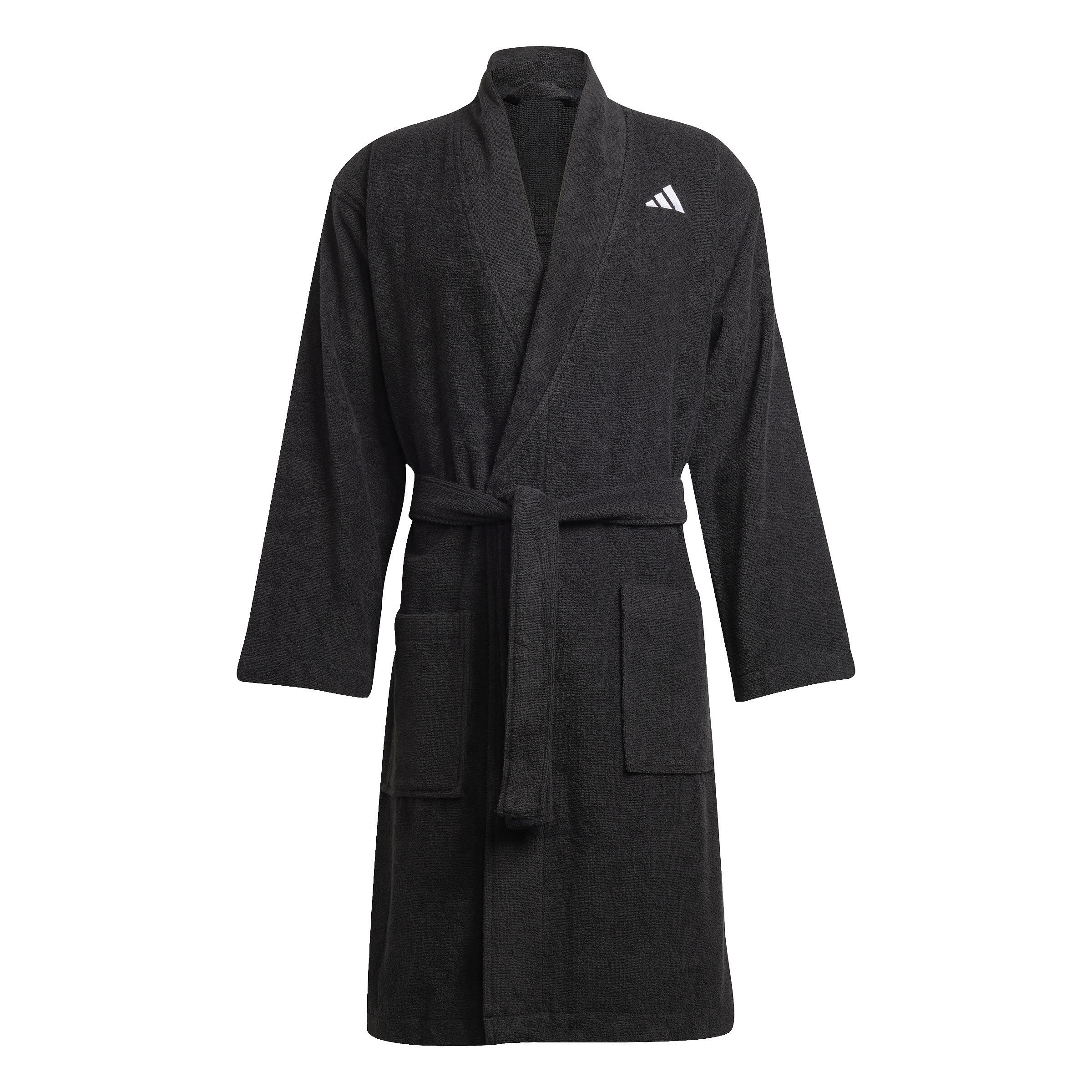 adidas Bademantel Herren Unisex schwarz