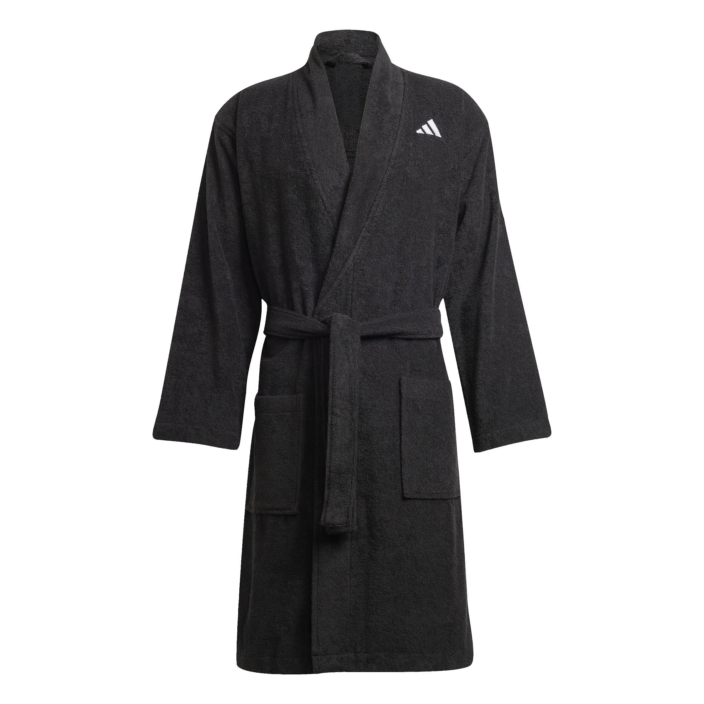 adidas Bademantel Herren Unisex schwarz