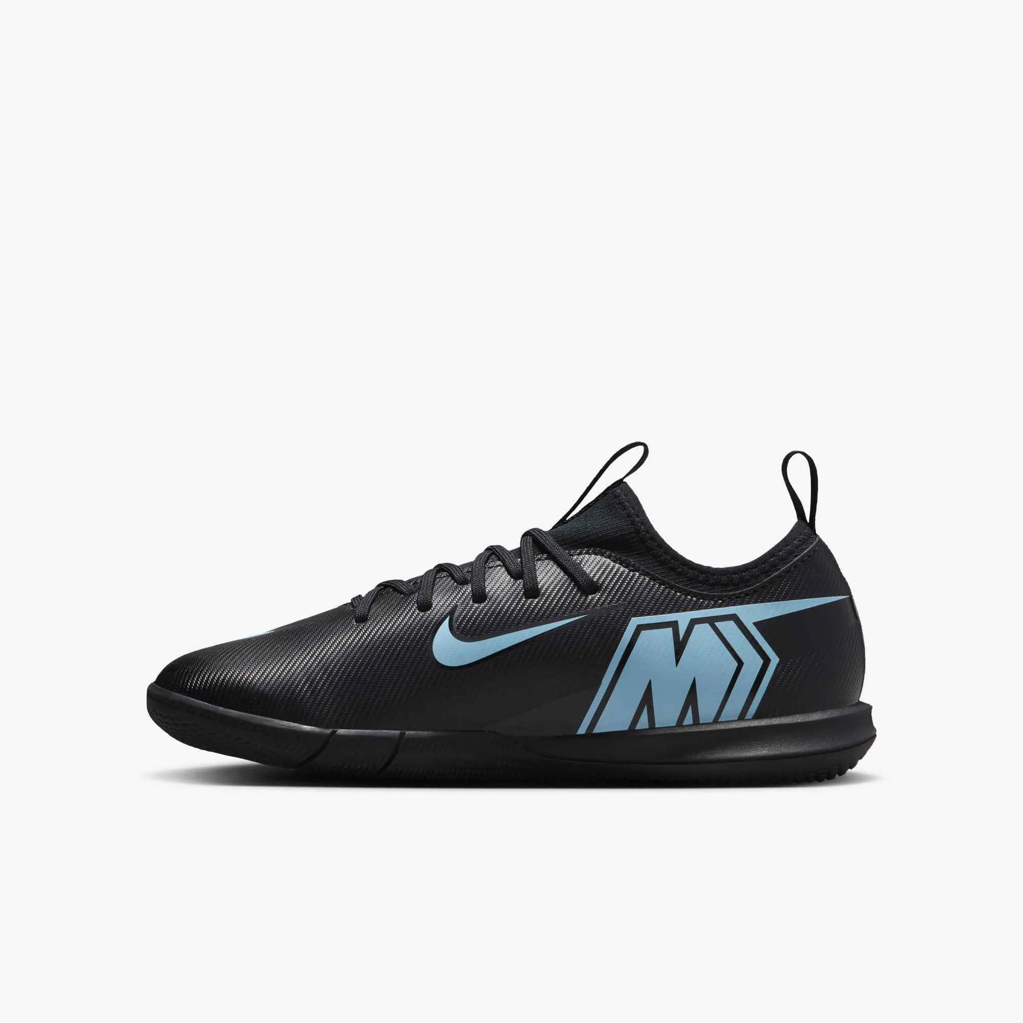 Nike JR ZOOM VAPOR 16 ACADEMY IC Fussballschuhe Kinder schwarz