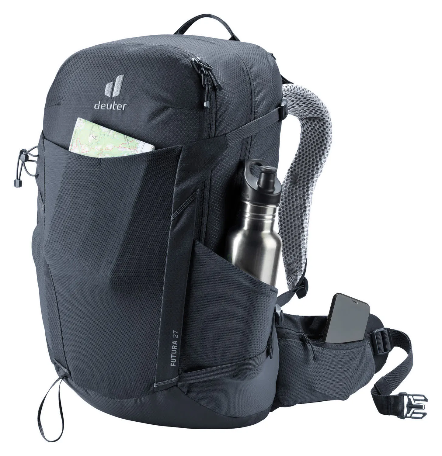 Deuter Futura 27 Wanderrucksack Treckingrucksack schwarz