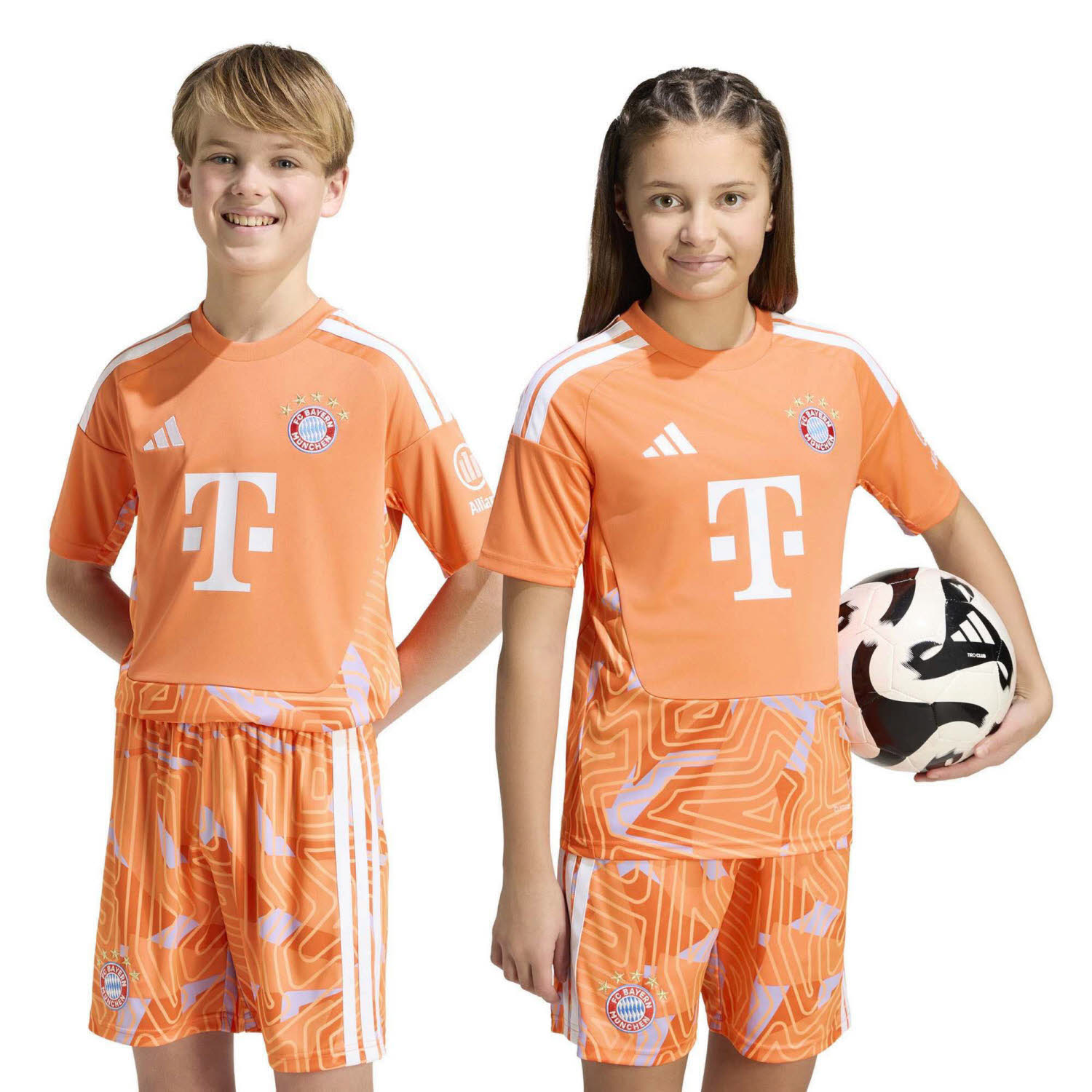 adidas FC Bayern München 26/27 Torwarttrikot Kinder Trikot orange