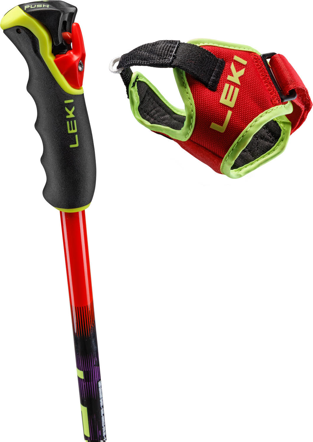 Leki WCR Pro Lite GS TR Unisex Skistöcke Ski Poles rot/violett