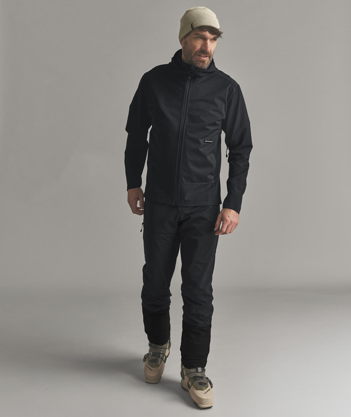 Ortovox Ortler Softshell Trekkinghose gefüttert Herren schwarz