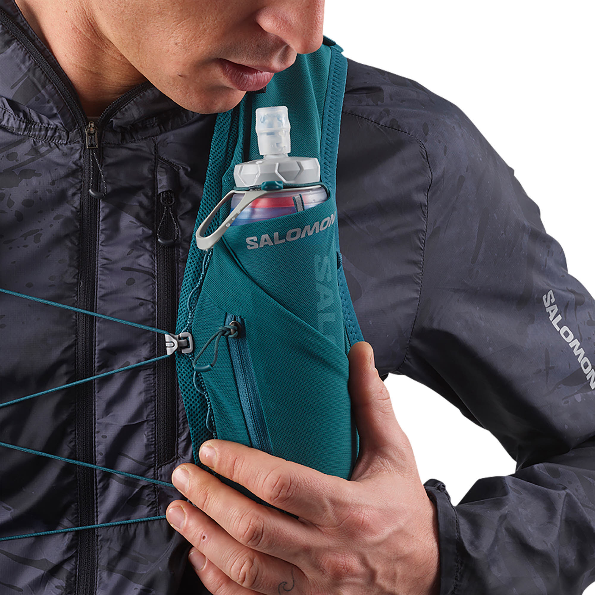 Salomon SOFT FLASK XA FILTER 490ml Trinkflasche blau