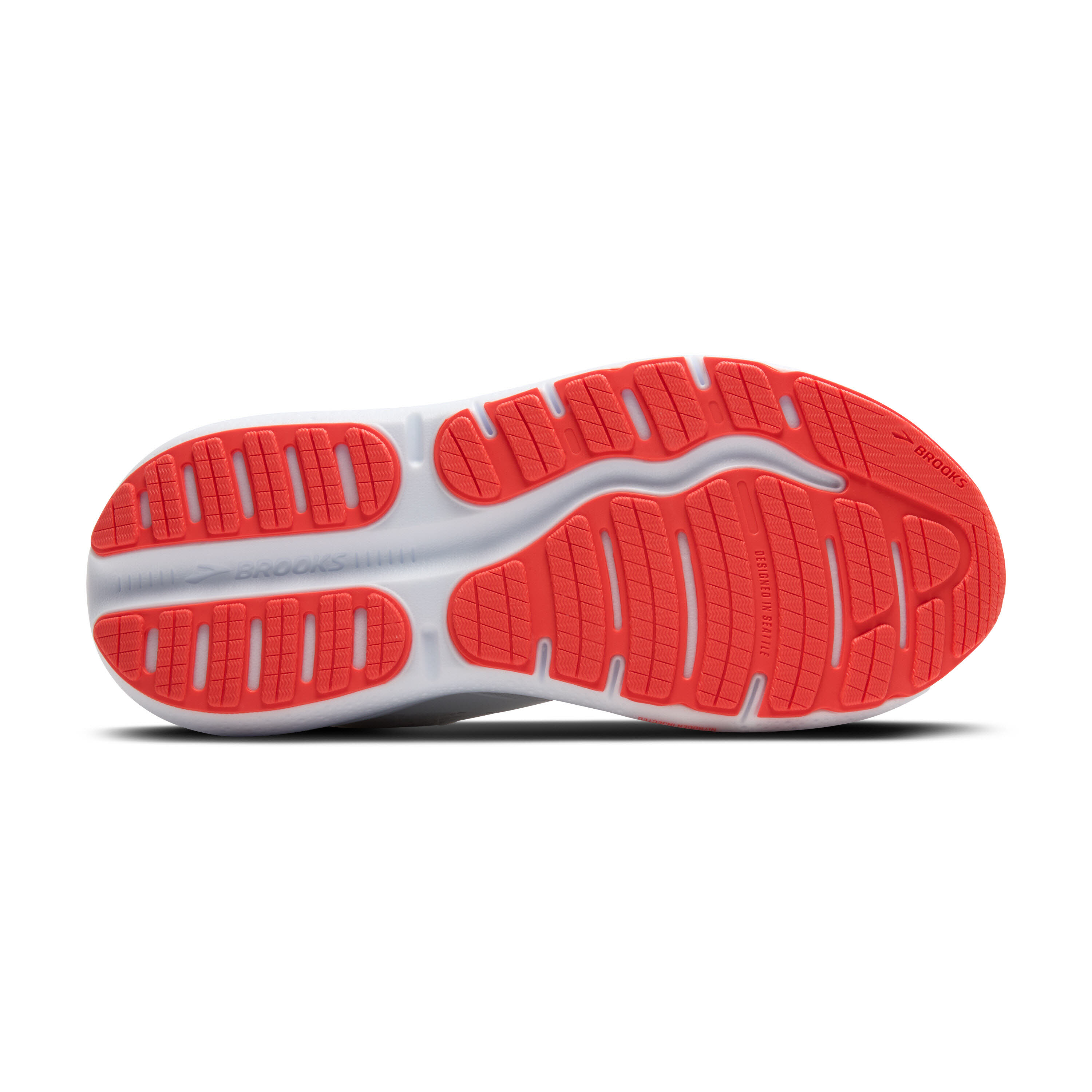 Brooks Ghost Max 2 Laufschuh Joggingschuh Damen weiß orange