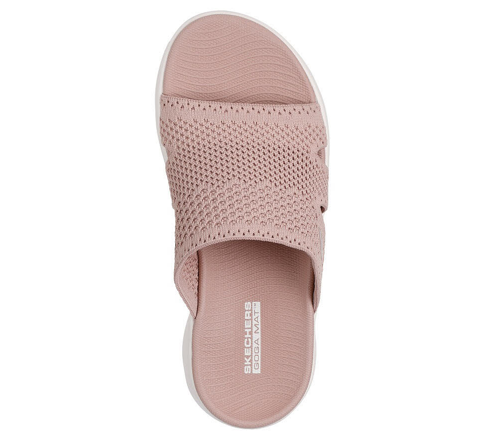 Skechers GO WALK Flex Sandal - Elation Damen Sandaletten Sandalen pink