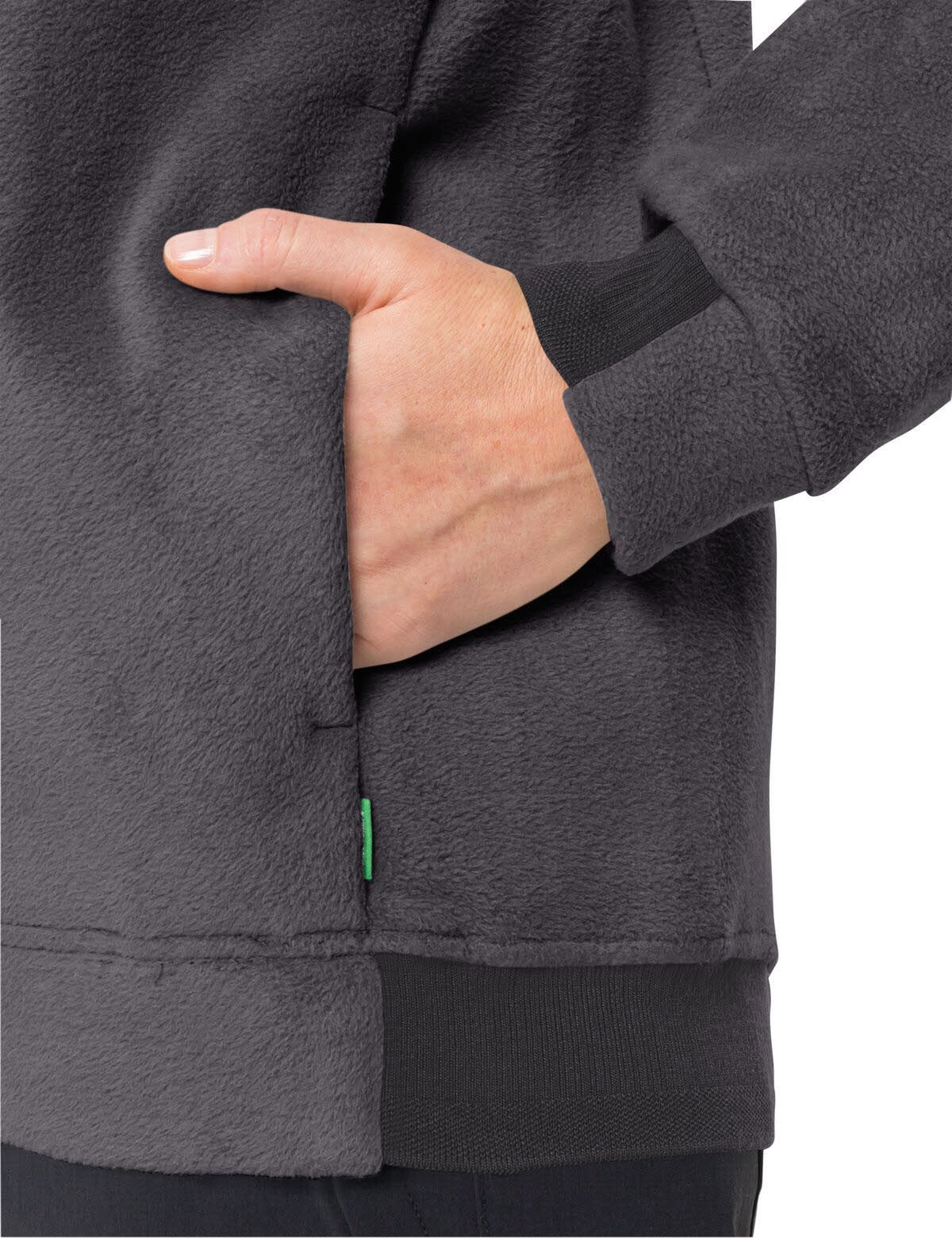 Vaude Wo Neyland Fleece Hoody Damen Fleecejacke Kapuzenjacke phantom black NEU