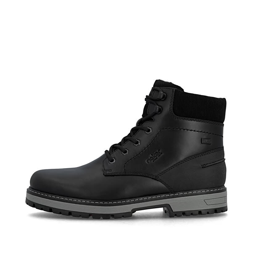Rieker Schnürstiefel Herren schwarz