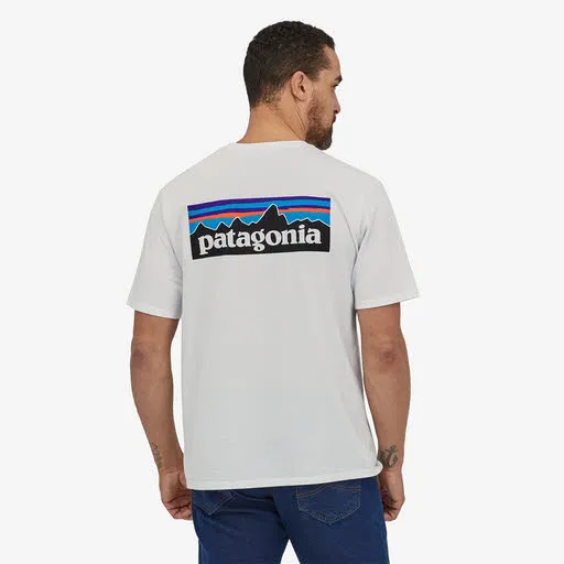 Patagonia P-6 Responsibili-Tee Herren T-Shirt weiß