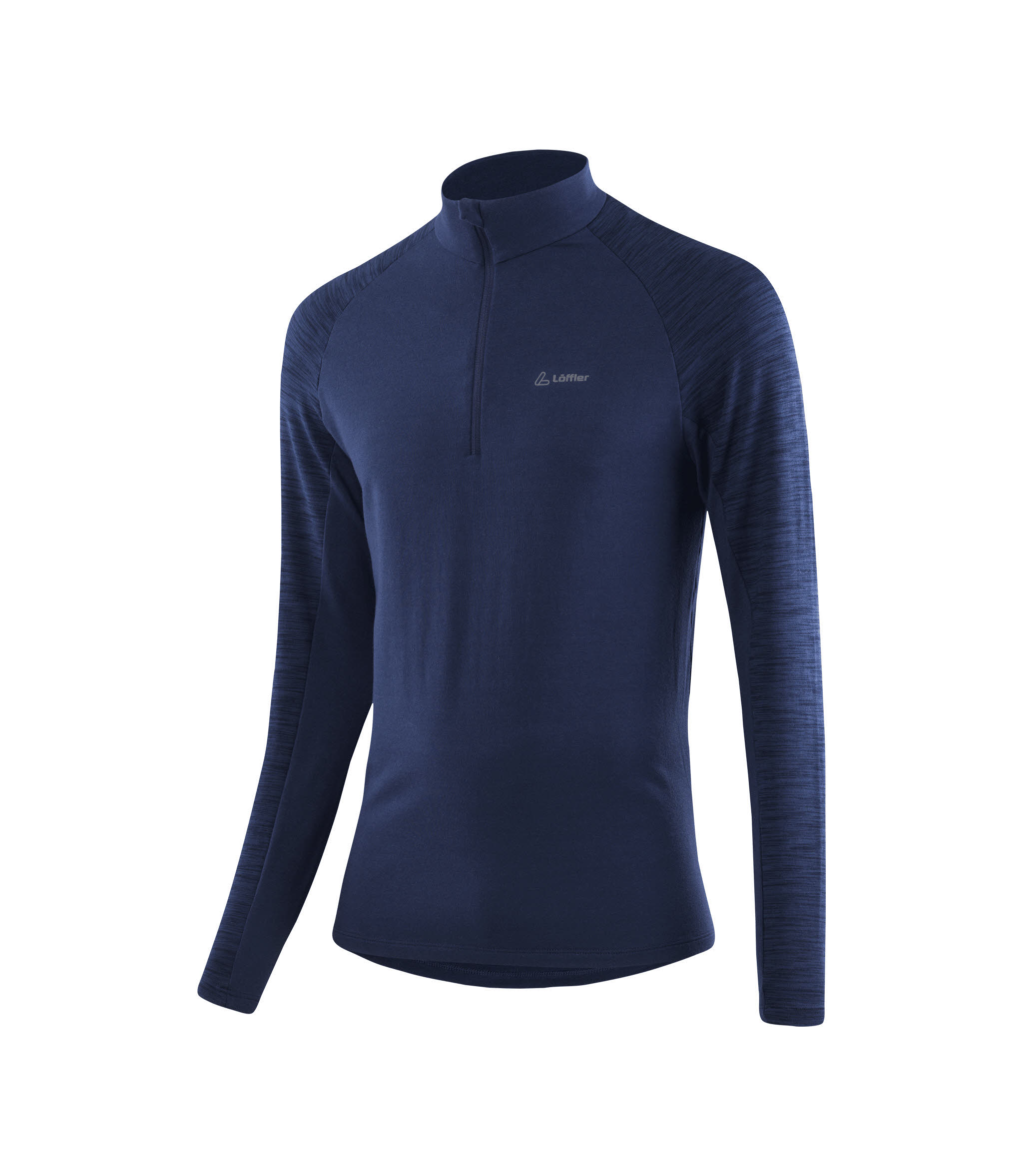 Löffler MIDLAYER STRIPES TRANSTEX Herren Skirolli Midlayer marin