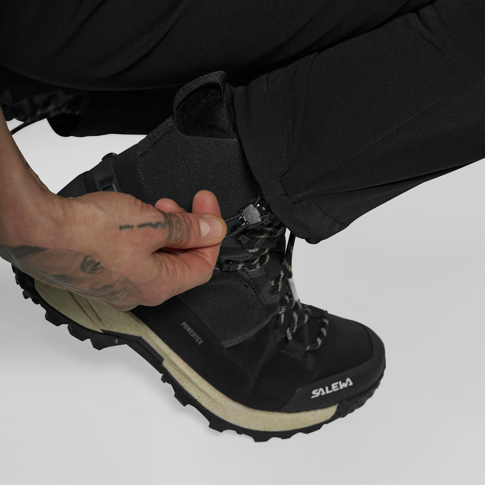 Salewa PUEZ DOLOMIA 2 PANTS Damen Wanderhose Trekkinghose gefüttert schwarz