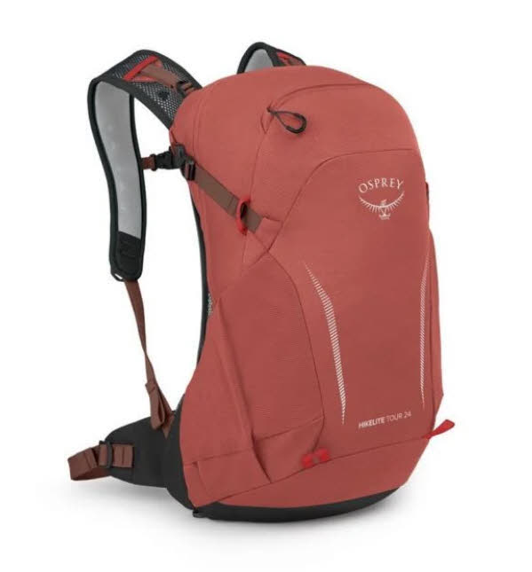 Osprey Hikelite Tour 24 Wanderrucksack Daypacks Damen hellrot