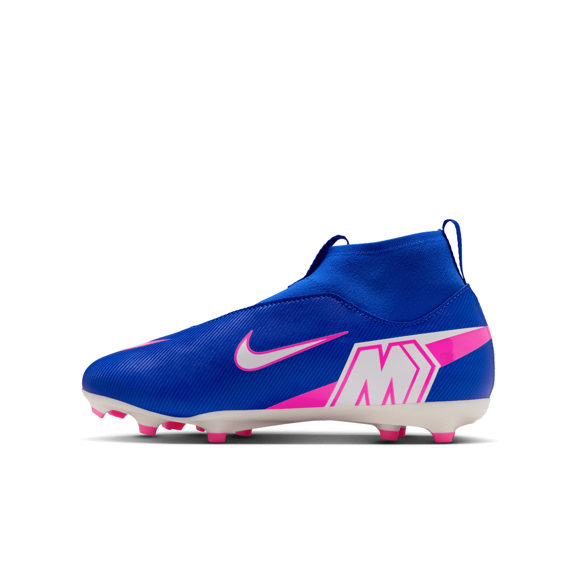 Nike Jr. Mercurial Superfly 10 Academy MG Kinder Fußballschuhe Stollen blau/weiß
