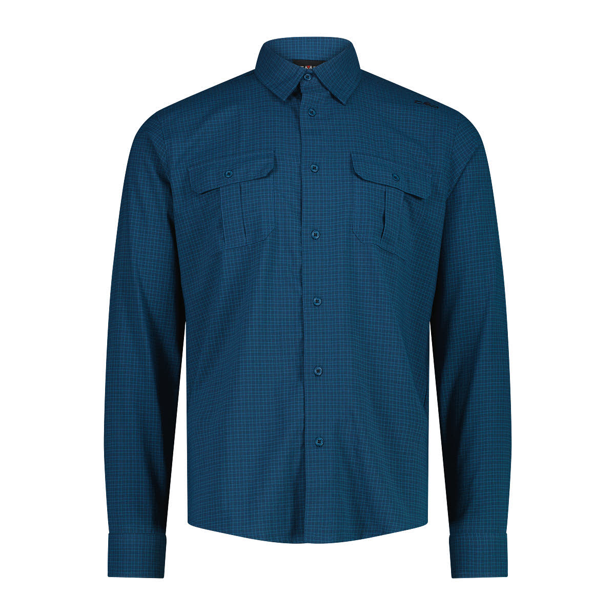 CMP MAN SHIRT Herren Hemd Langarm Freizeithemd petroleum-b.blue