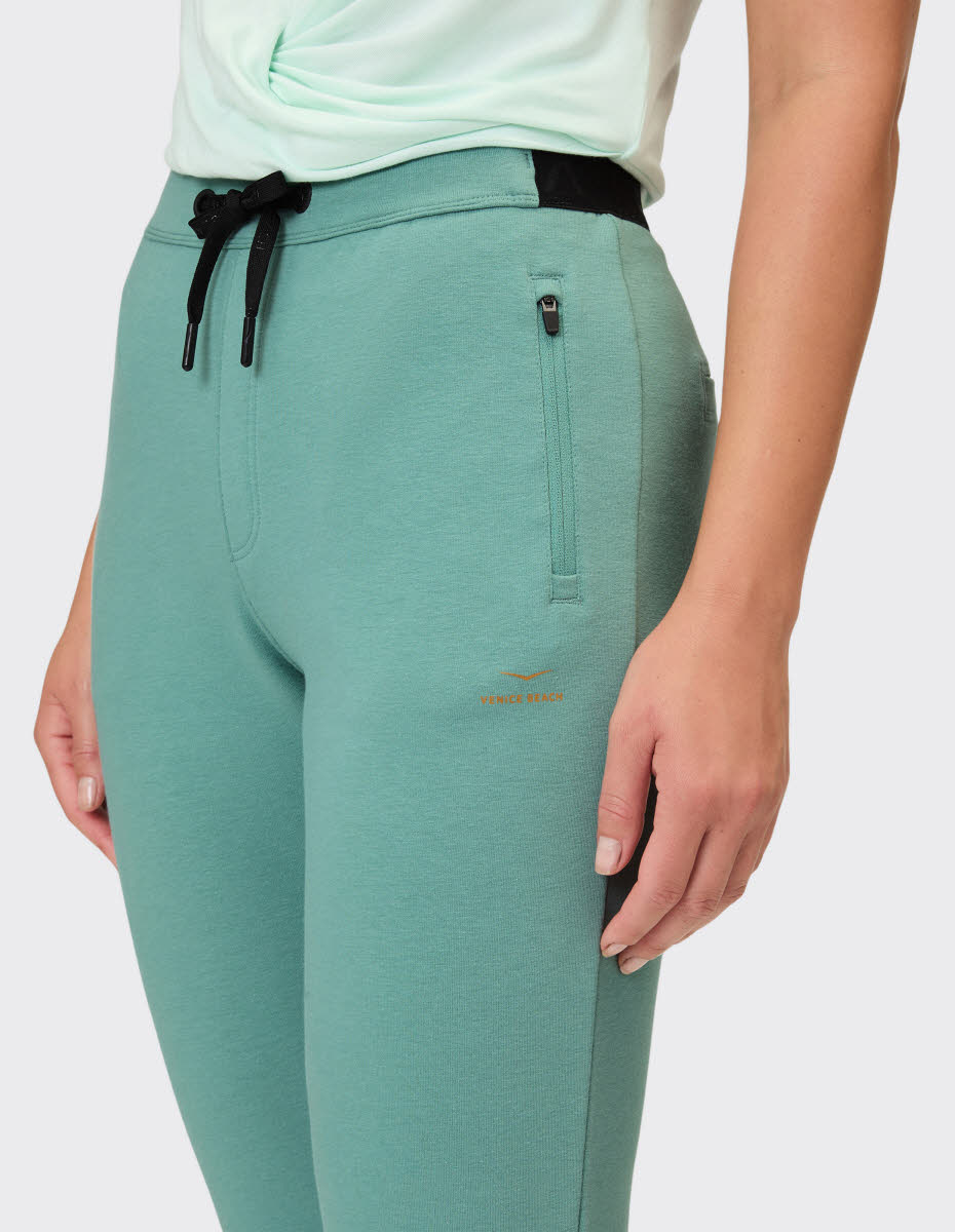Venice Beach SHELLY Damen Sweathose Jogginghose lang hellgrün