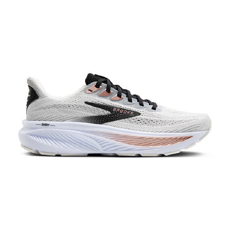 Brooks Ghost 17 Damen Laufschuhe Joggingschuhe white/black/rose gold