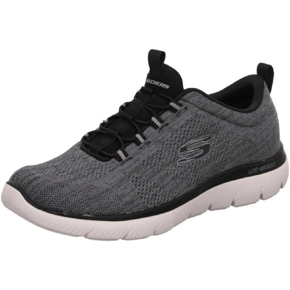 Skechers Summits Louvin Herren Freizeitschuhe Sneaker Outdoorschuhe grau NEU