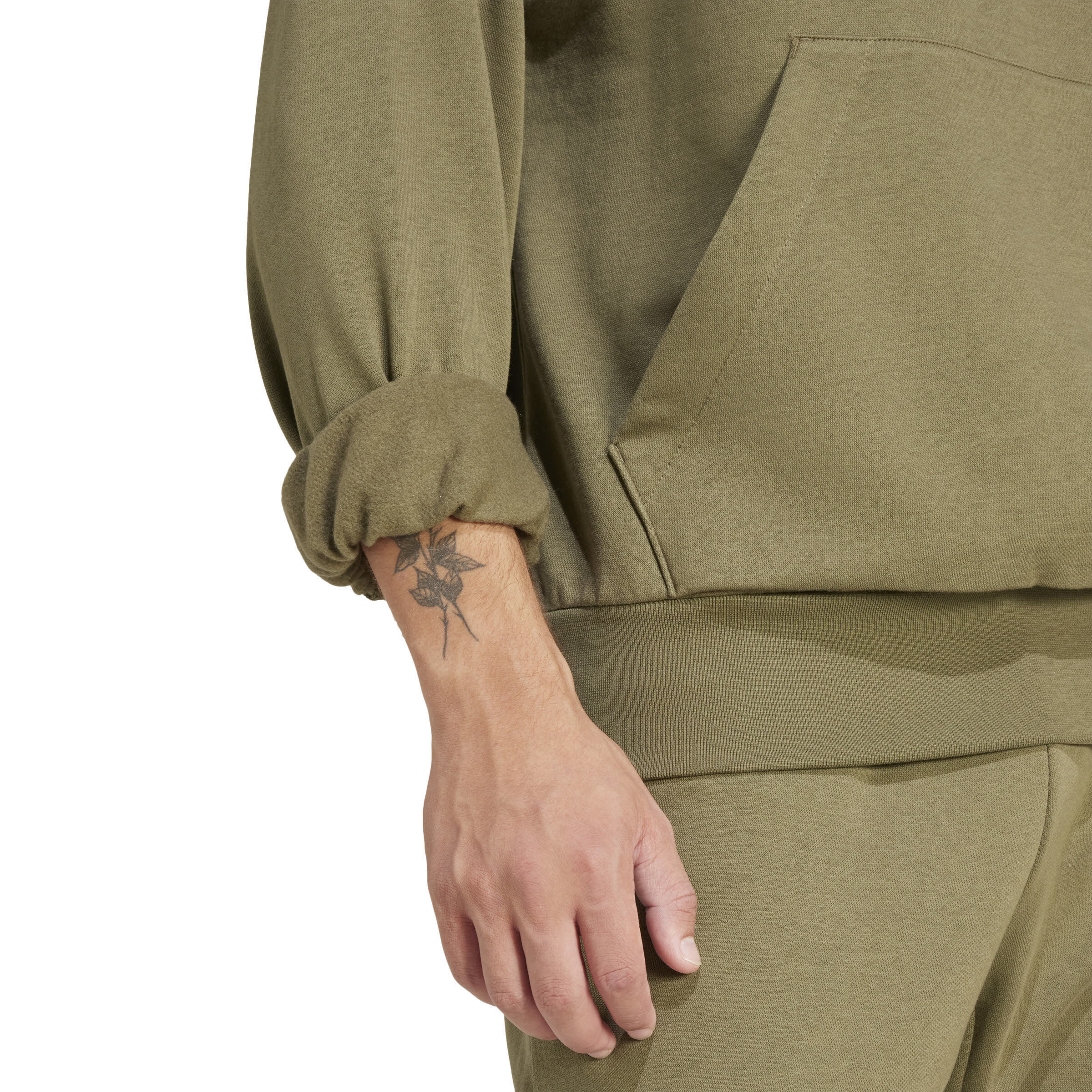 adidas Essentials Feelcozy Hoodie Herren grün