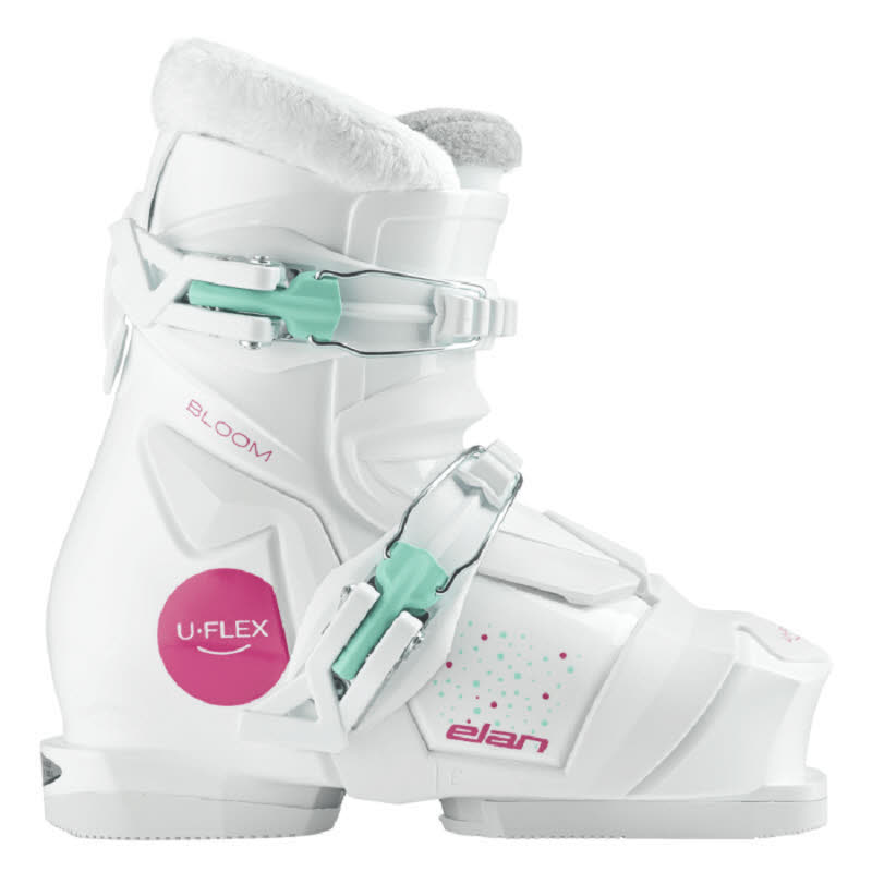 Elan BLOOM 2 Mädchen Skischuhe Skiboots Ski Alpinstiefel weiß/pink