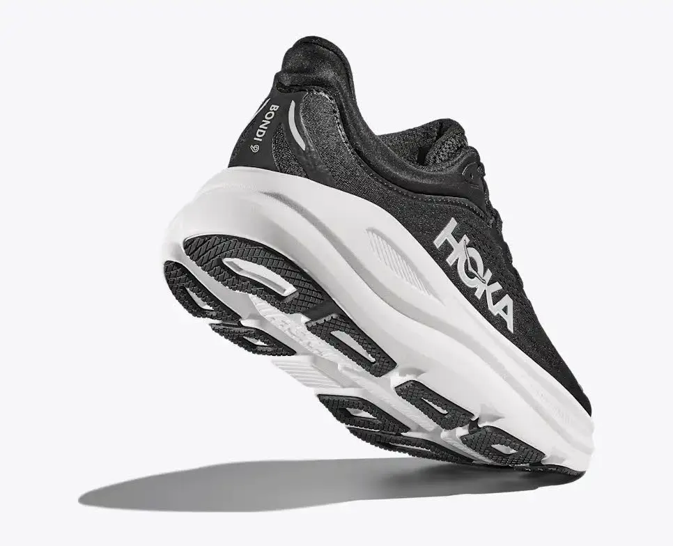 Hoka Bondi 9 Straßenlaufschuh Herren schwarz/weiß