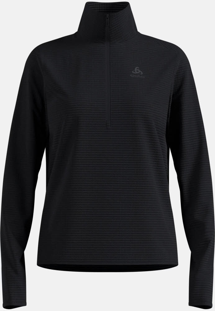 Odlo ESSENTIAL THERMAL Damen Midlayer Funktionsshirt schwarz
