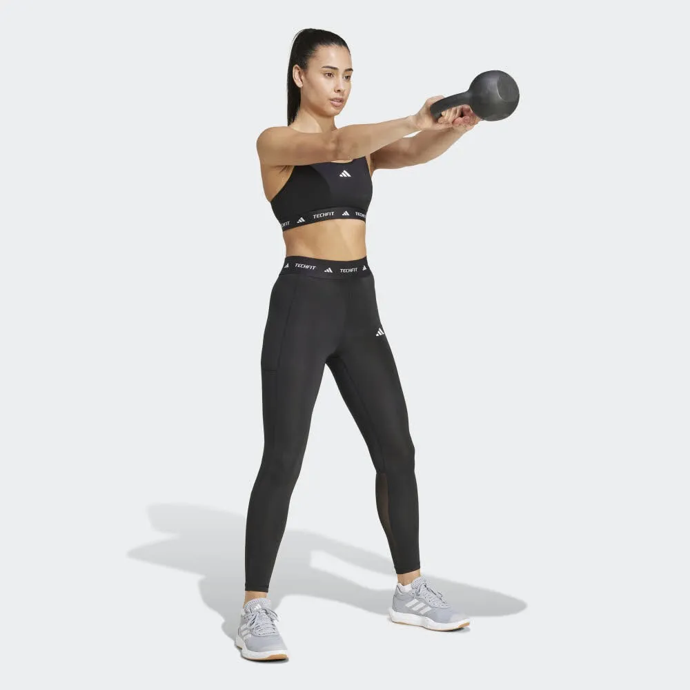 adidas TECHFIT STASH POCKET FULL-LENGTH Damen Leggings Longtight schwarz