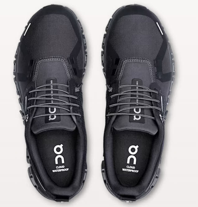 ON Cloud 6 WP Sneaker Freizeitschuh wasserdicht Damen schwarz