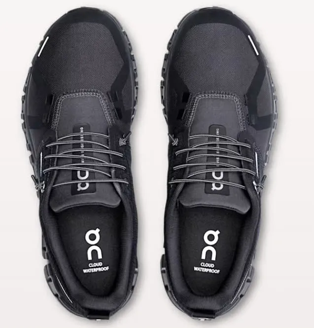 ON Cloud 6 WP Sneaker Freizeitschuh wasserdicht Damen schwarz
