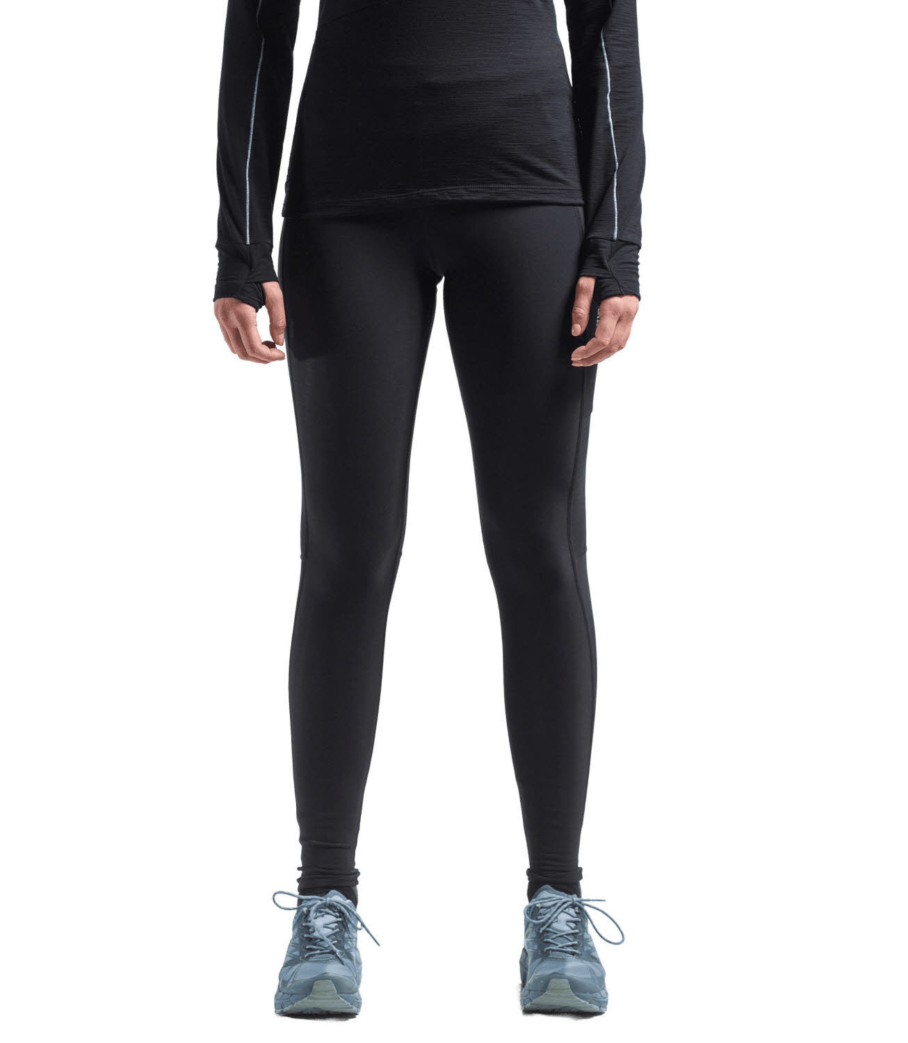 Löffler Tights Thermo Basic Damen Thermohose Isolationshose schwarz