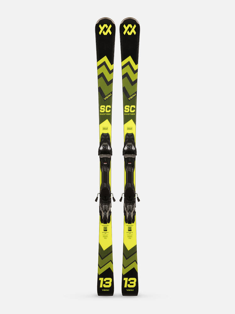 Völkl RACETIGER SC BLACK + VMotion11 GW Slalom Ski Fortgeschrittene 24/25 schwarz