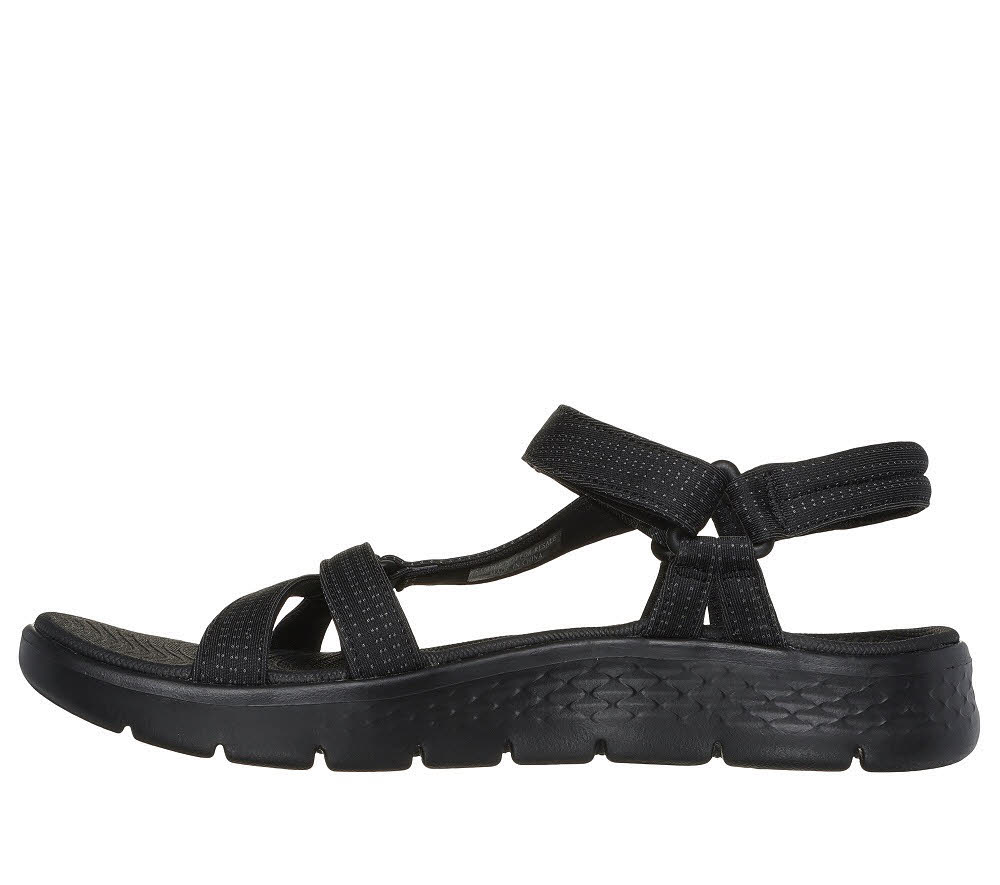 Skechers GO WALK Flex Sandal - Sublime Damen Trekkingsandalen Sandalen schwarz