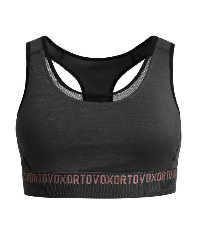 Ortovox 185 ROCK’N’WOOL SPORT TOP Damen Sport-BH schwarz