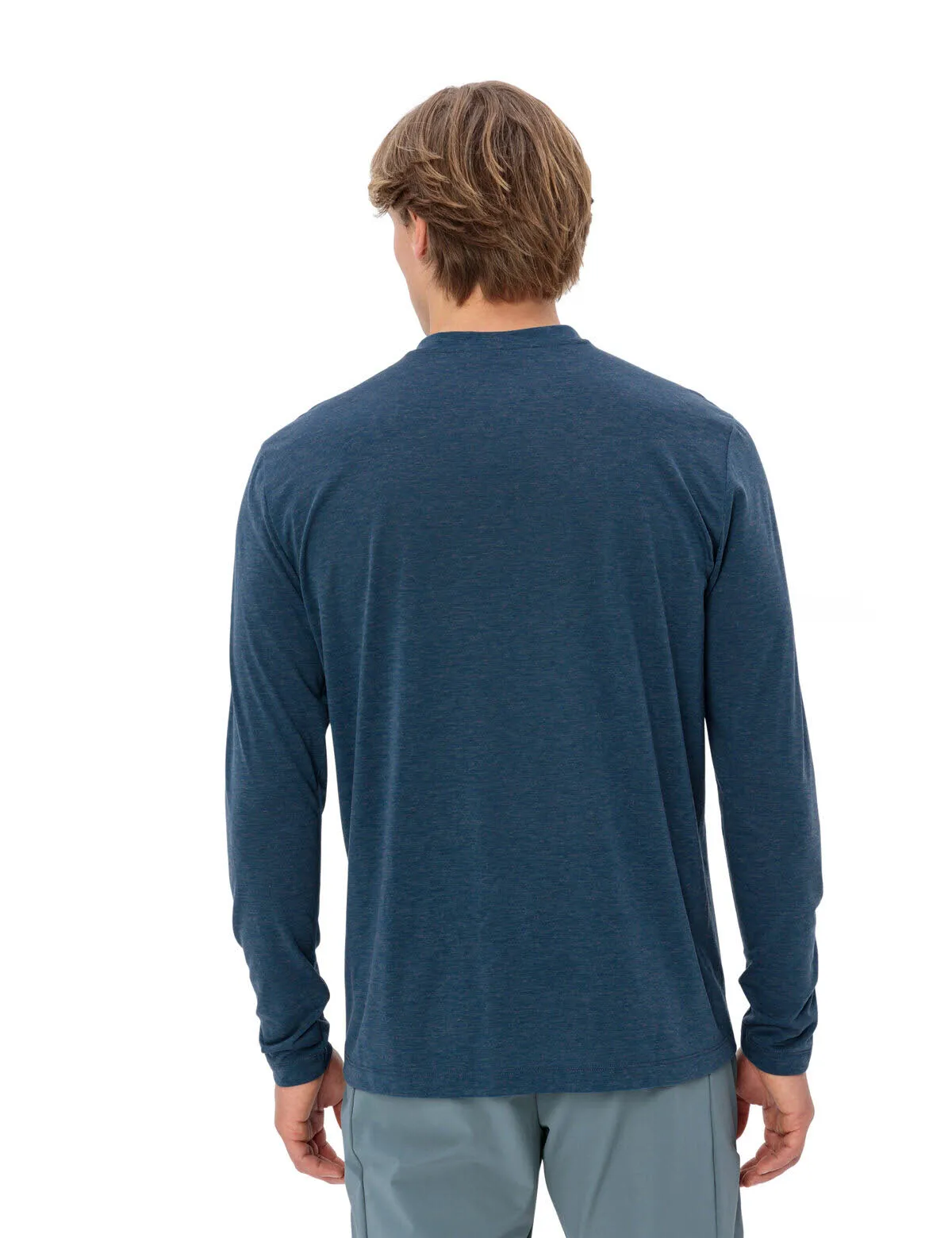 Vaude Essential Langarm T-Shirt Herren Funktionsshirt dunkelblau