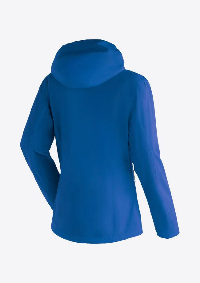 Maier Sports METOR REC W Regenjacke Kapuzenjacke Outdoorjacke Damen blau