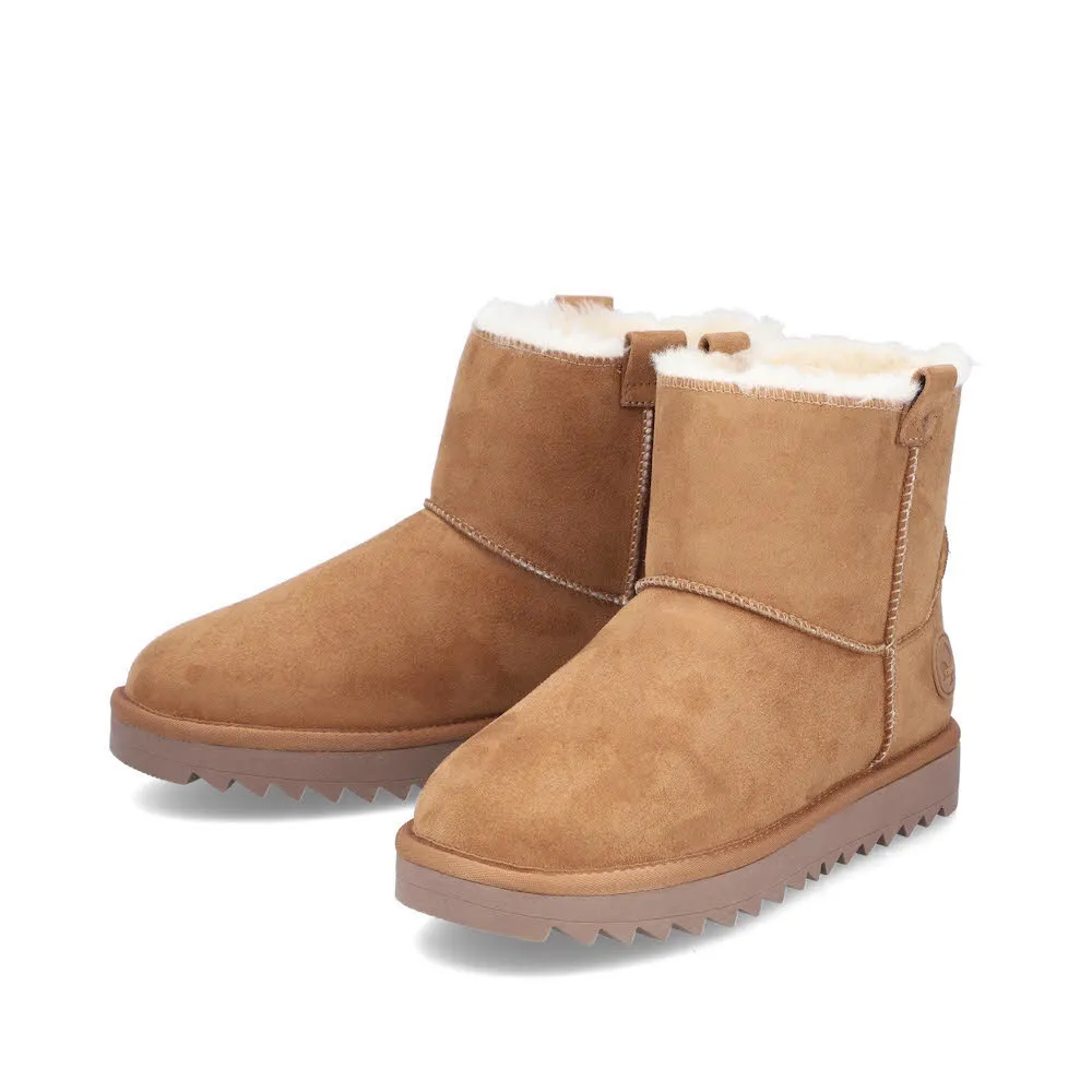 Rieker Kurzstiefel Damen Stiefel gefüttert braun