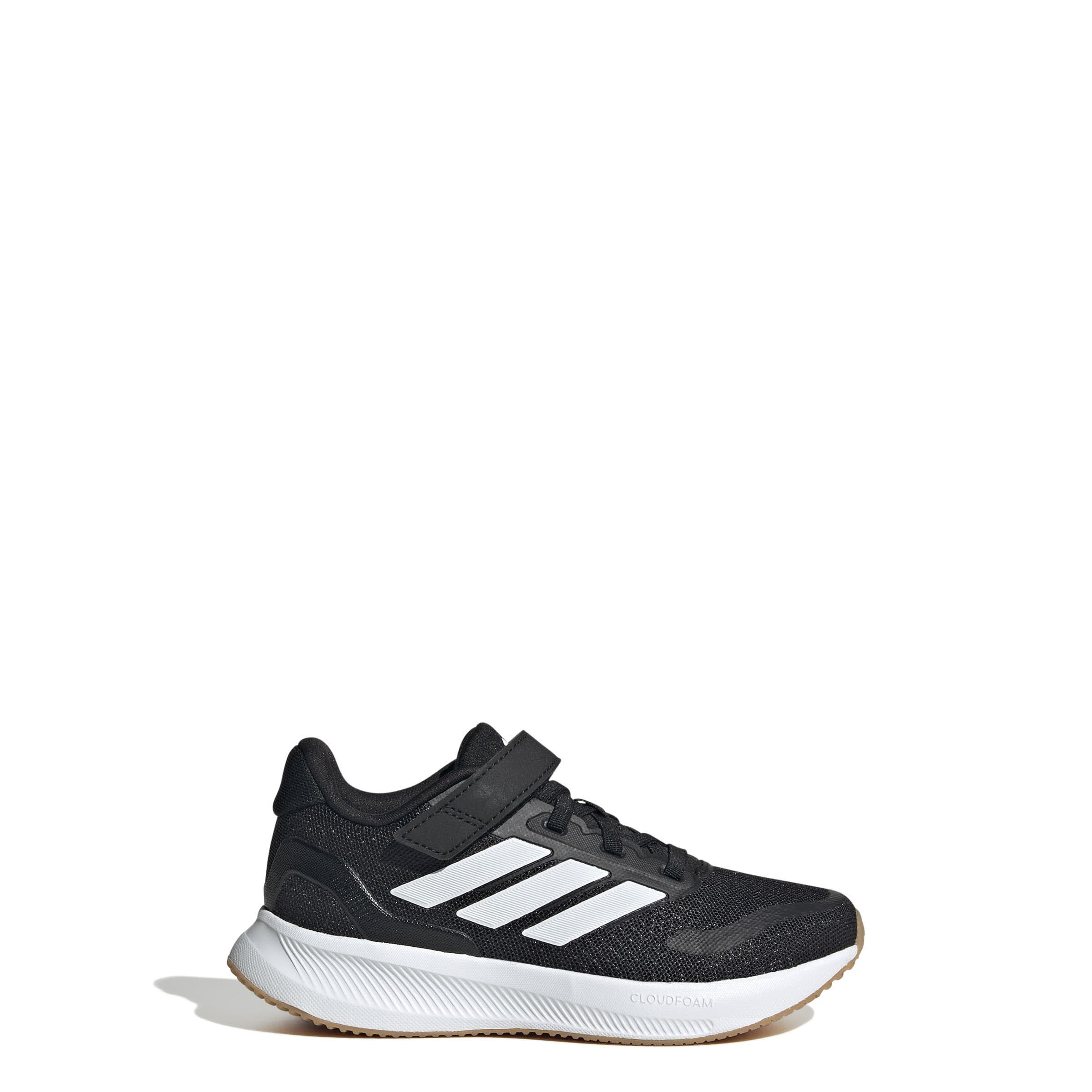 adidas RUNFALCON 5 EL C Kinder Sneaker Low sportlich Freizeitschuhe schwarz/weiß