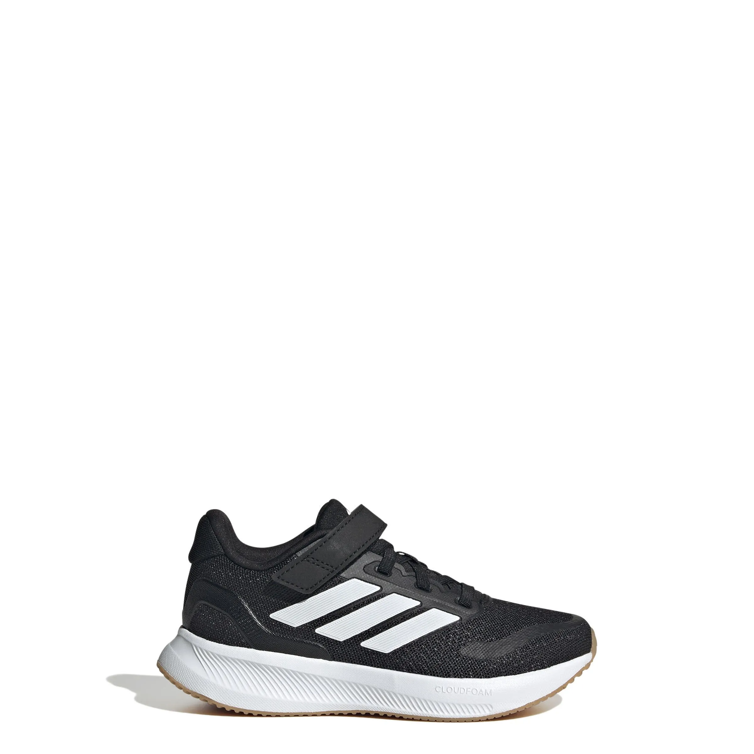 adidas RUNFALCON 5 EL C Kinder Sneaker Low sportlich Freizeitschuhe schwarz/weiß