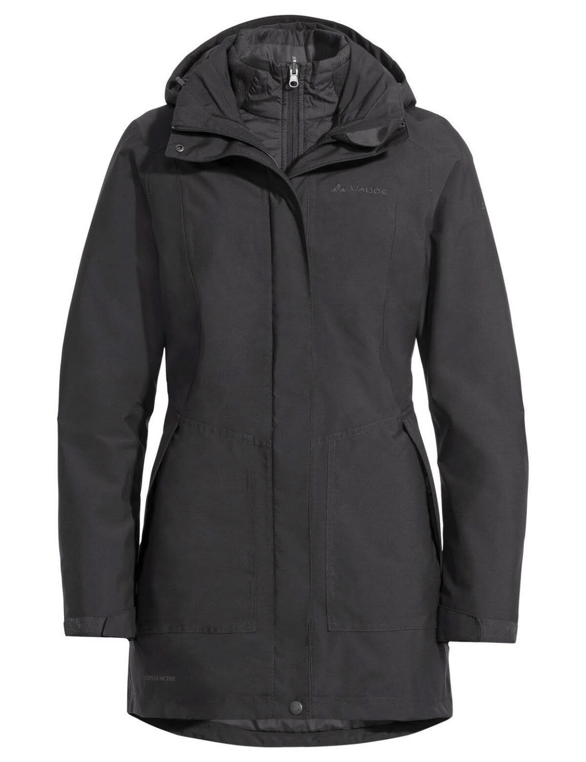 Vaude Idris 3in1 Parka III Damen 3in1 Jacke schwarz
