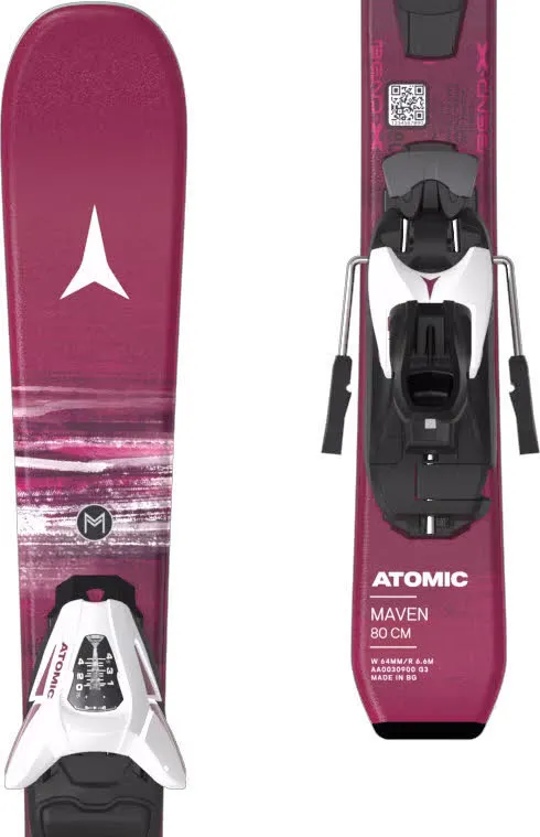 Atomic MAVEN J 70-90 + C 5 GW Mädchen Ski Einsteiger 26/27 berry