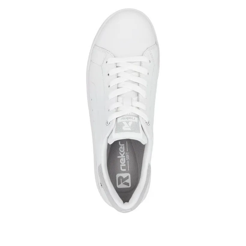 Rieker DamenSneaker Low weiß