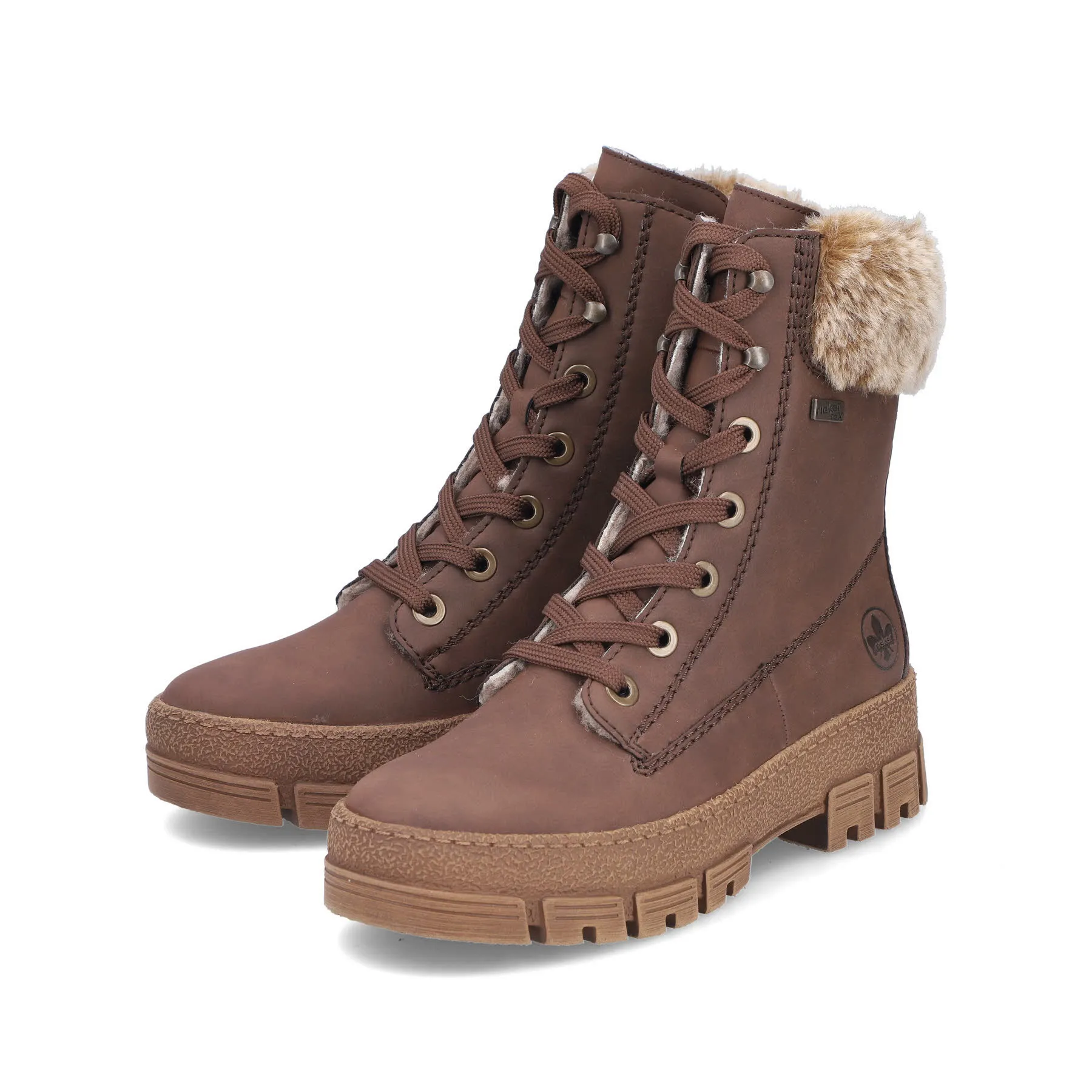 Rieker Damen Biker Boots braun