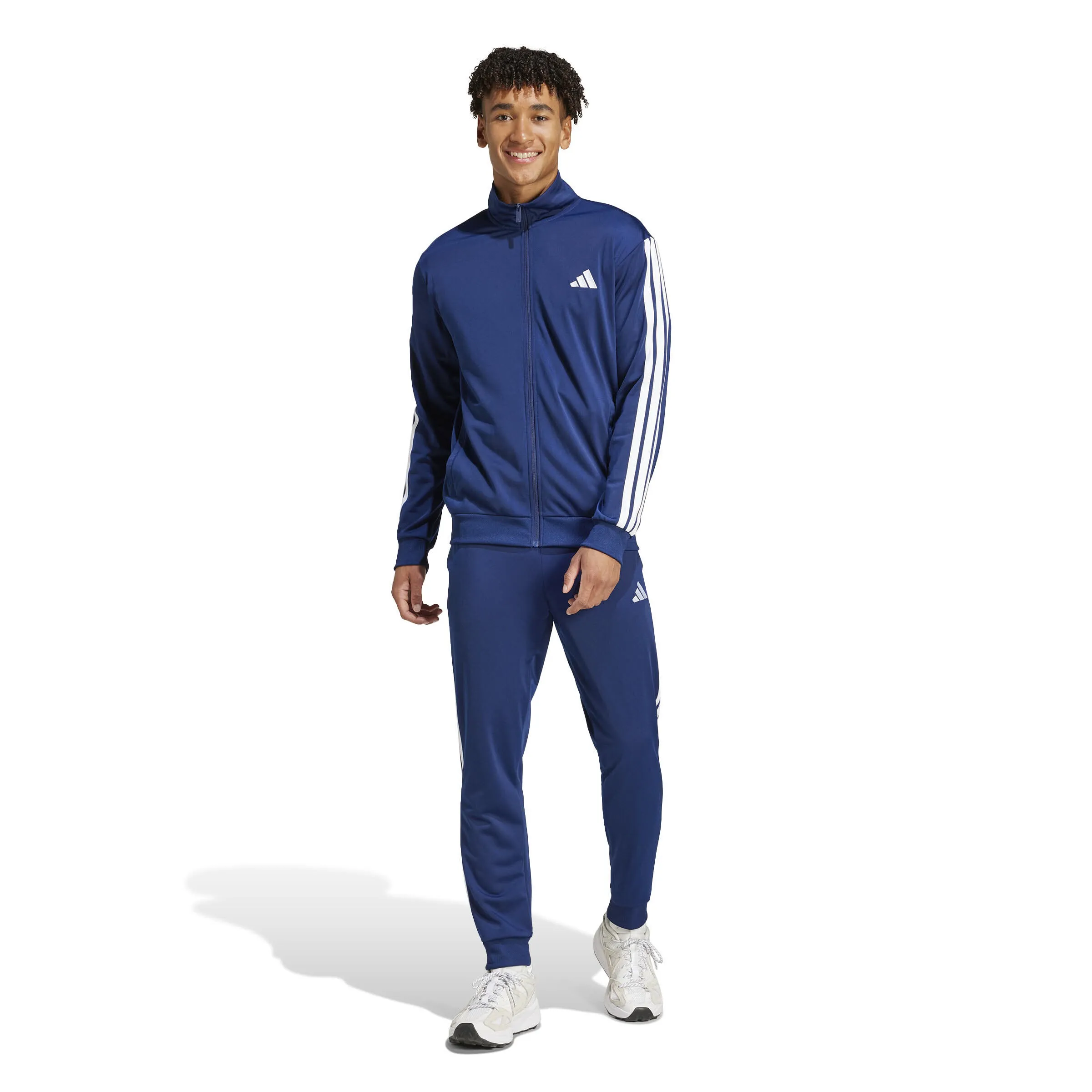 adidas M 3S Tr Tt Ts Herren Trainingsanzug blau