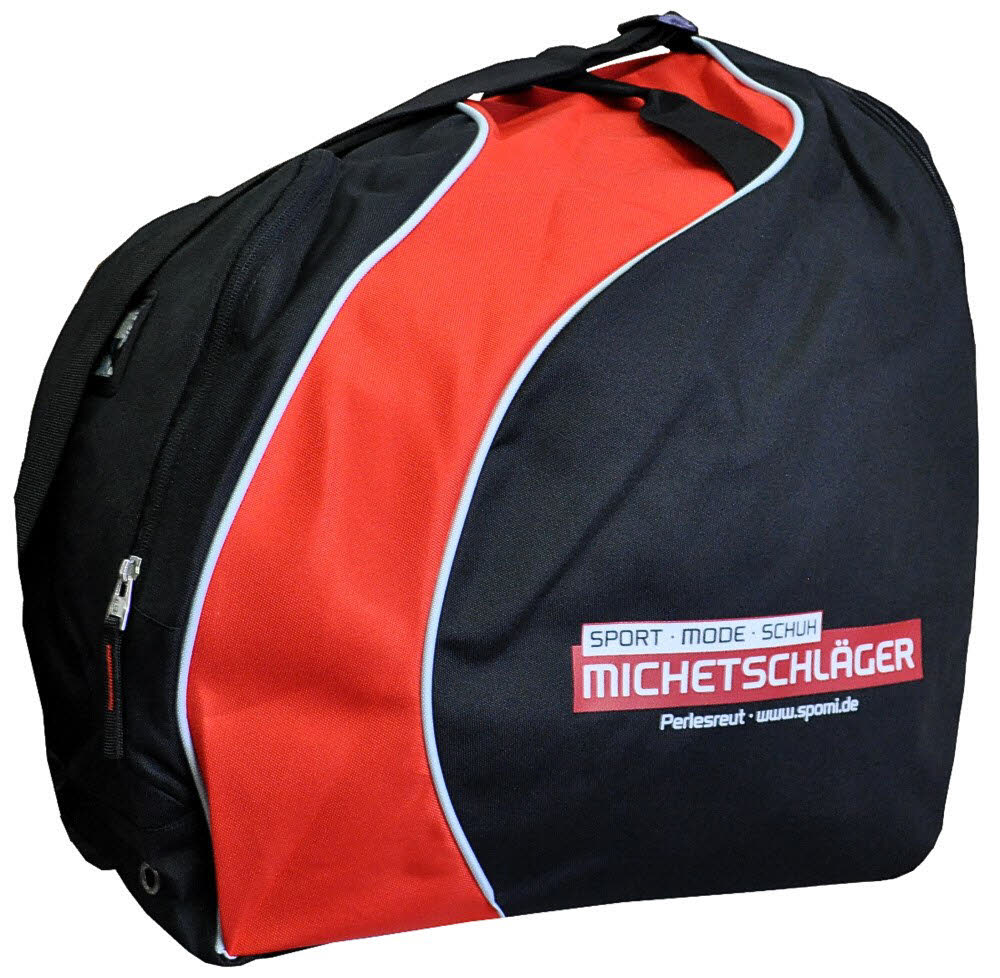 Skischuhtasche Sapporo Sport Michetschläger Helm & Boot Tasche schwarz/rot
