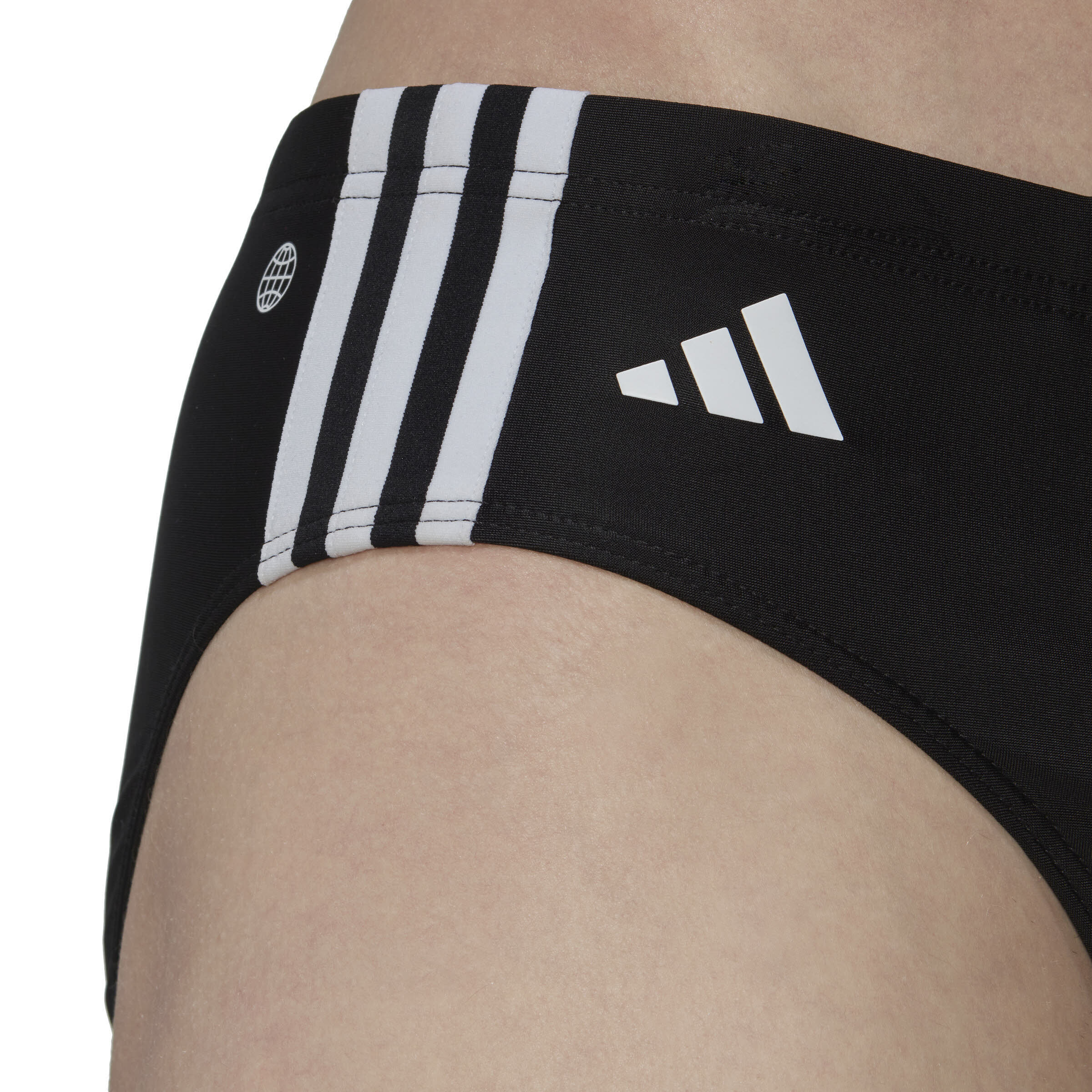 adidas Classic 3-Streifen Badehose Herren schwarz