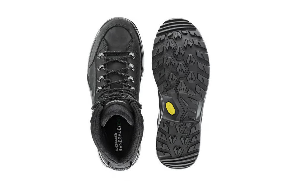 LOWA RENEGADE EVO GTX MID Herren Wanderschuhe Trekkingschuhe Mid tiefschwarz