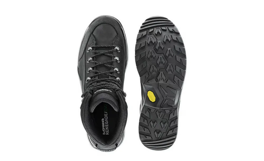 LOWA RENEGADE EVO GTX MID Herren Wanderschuhe Trekkingschuhe Mid tiefschwarz